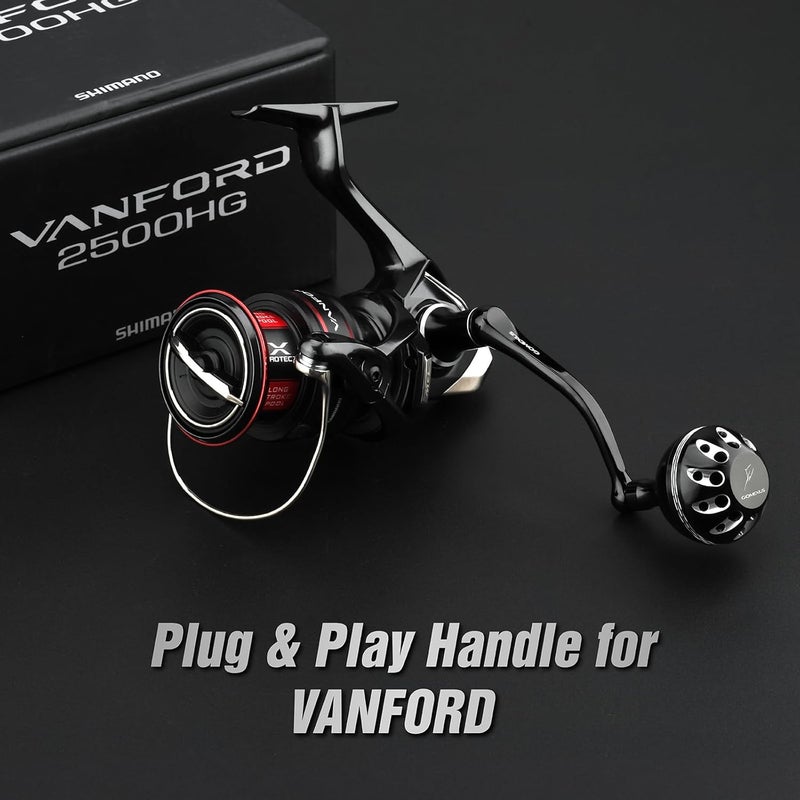 GOMEXUS Power Handle for Shimano Stradic FL FM Stella Vanford Vanquish Nasci Twinpower 1000-5000 Spinning Reel Handle - Image 3